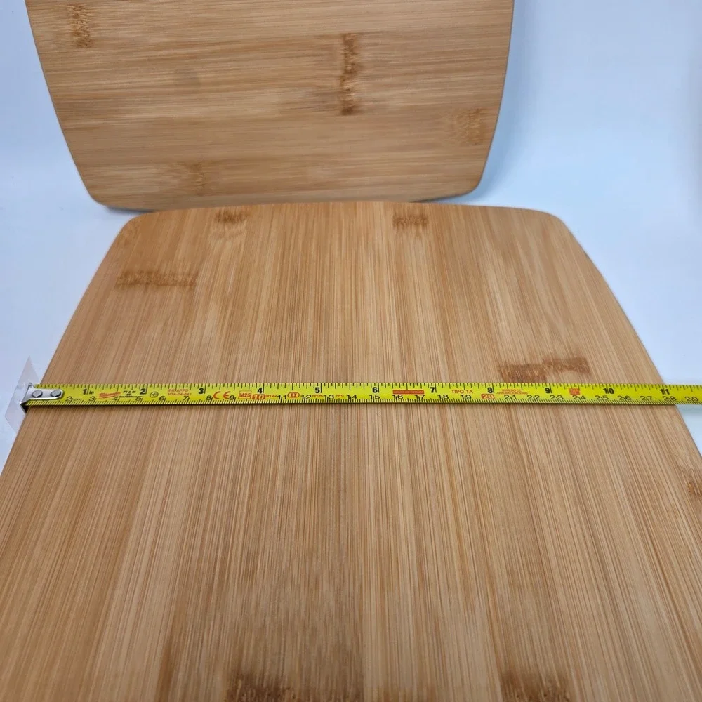 9pc Bamboo Cutting Board and Utensil Set with Holder Natural Wood Kitchen Tools